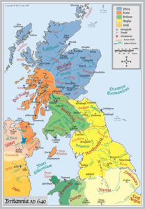 Britannia um 640 AD
